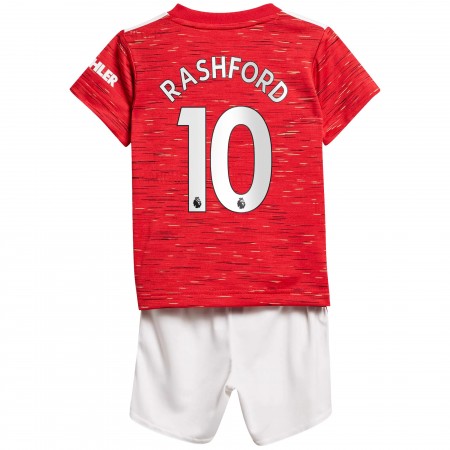 Tenue Manchester United Marcus Rashford 10 Enfant Domicile 2020-2021 Maillot de Foot